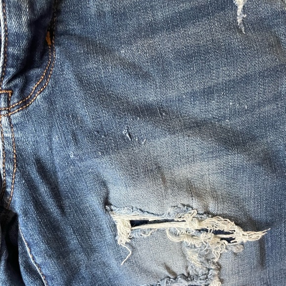 American Eagle distressed skinny jeans - high rise jegging - size 6 regular - Picture 2 of 6